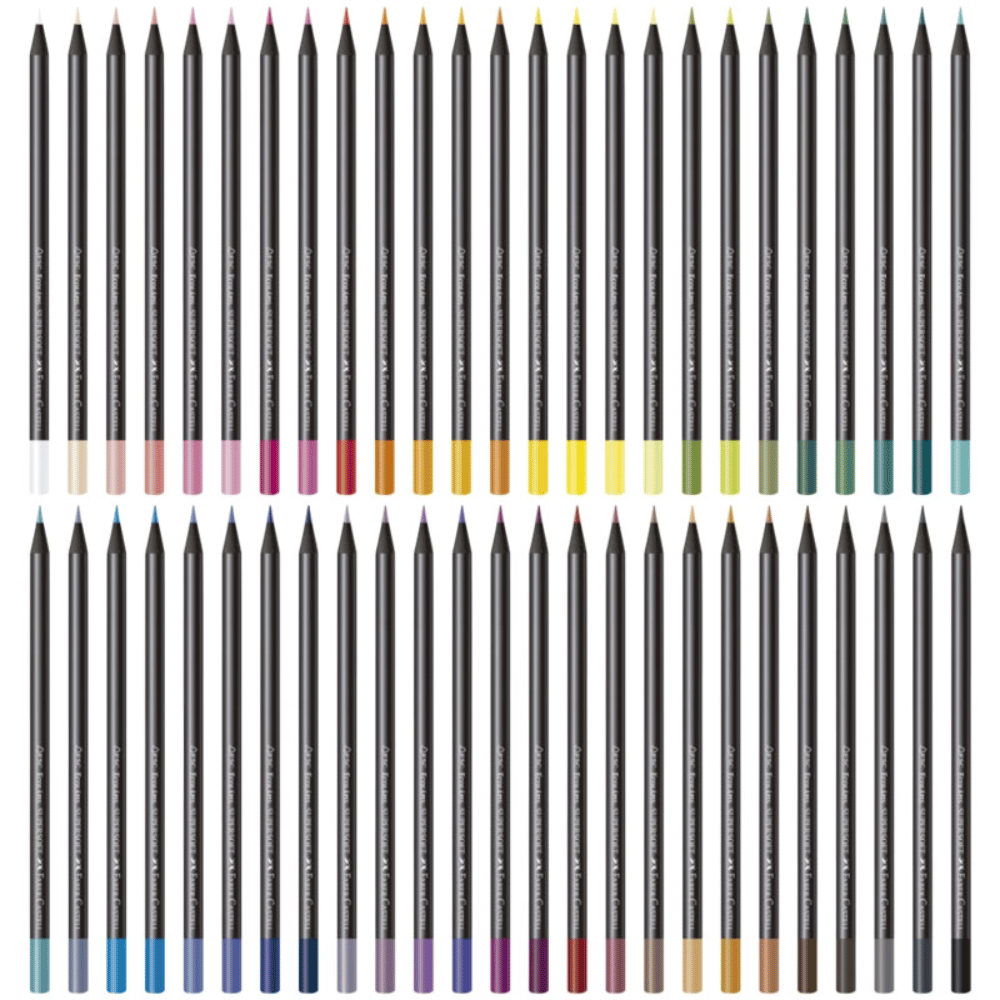 Lápis de Cor SuperSoft 50 Cores 120750SOFT Faber-Castell BT 1 UN